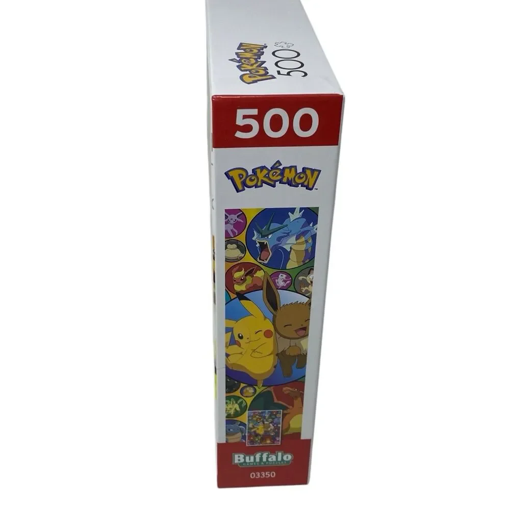 Charizard Eevee Jigsaw Puzzle Pokemon 500 Piece Pikachu Gyarados Buffalo Games